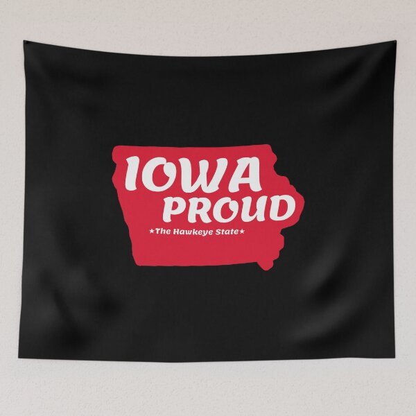 Item preview, Iowa Proud State Motto The Hawkeye State graphic designed and sold by jakehughes2015.