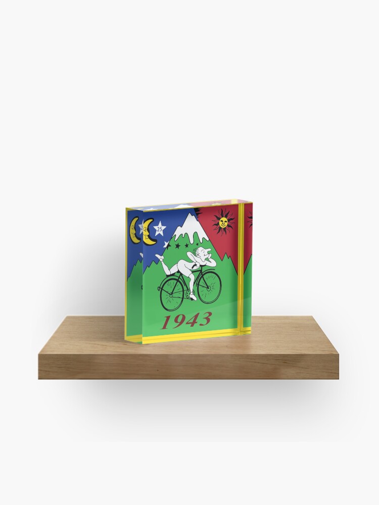 bicycle-day-albert-hoffman-4k-redesign-highest-quality-version-lsd-acrylic-block-for-sale-by-ctrlvee-redbubble for Back In 1943 Free Printable Bicycle Day | Albert Hoffman 4k Redesign | Highest Quality Version | LSD