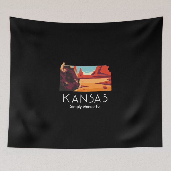 Item preview, Kansas Proud State Motto Simply Wonderful product designed and sold by jakehughes2015.