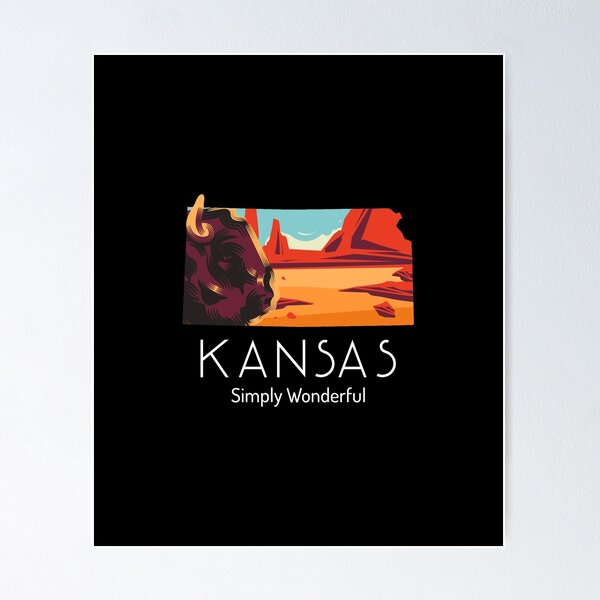 Item preview, Kansas Proud State Motto Simply Wonderful product designed and sold by jakehughes2015.