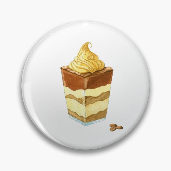 Item preview, Watercolor coffee dessert designed and sold by NataBold.