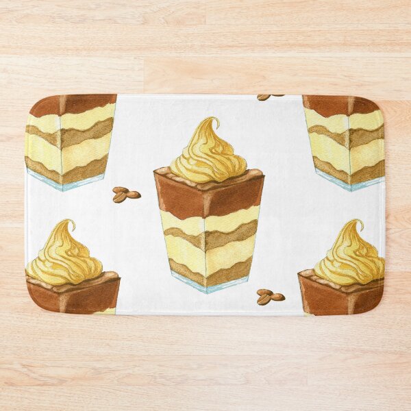 Item preview, Watercolor coffee dessert designed and sold by NataBold.