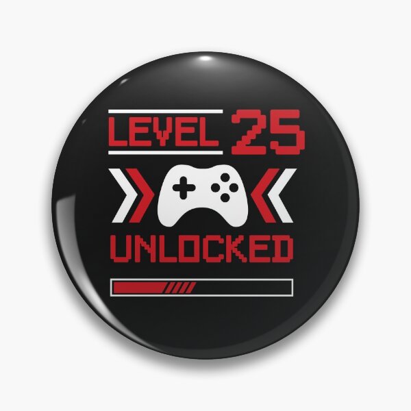 Artikelvorschau, Level 25 freigeschaltet - 25. Geburtstag Gamer Shirt entworfen und verkauft von Gerald Waters.