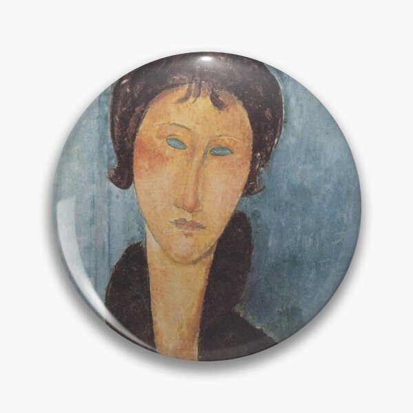Item preview, Vintage Portrait painting by  Amedeo Modigliani (Italian, Livorno 1884–1920 Paris) designed and sold by Vintage Designs +.