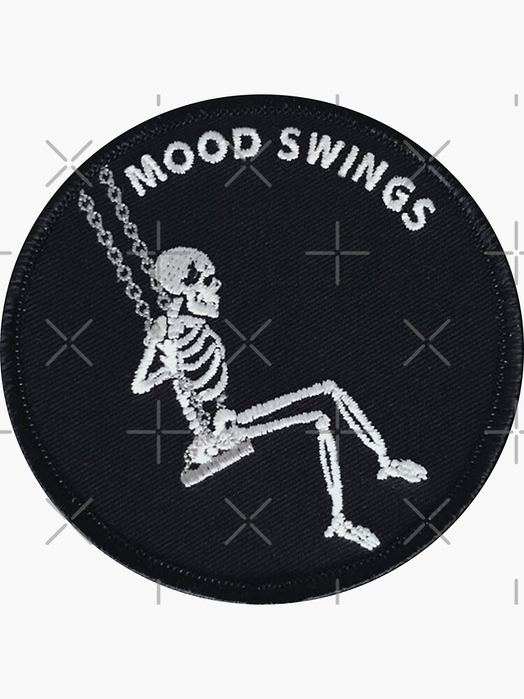 Mood Swings Skeleton Patch by designolo