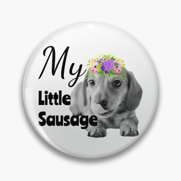 Item preview, My Little Sausage Dachshund Puppy designed and sold by tribbledesign.