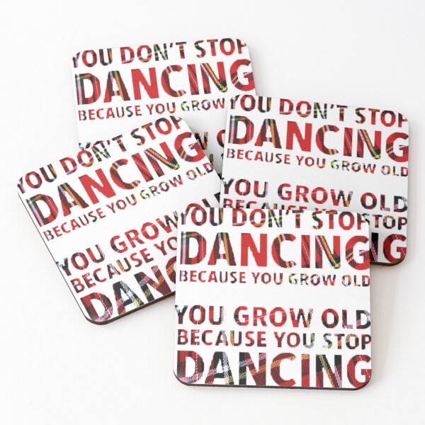 Item preview, Tartan, You don't stop dancing, Northern Soul designed and sold by Julie Bell.