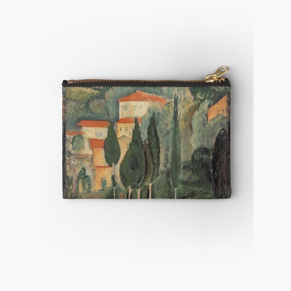 Item preview, Landscape painting by  Amedeo Modigliani (Italian, Livorno 1884–1920 Paris) designed and sold by Vintage Designs +.