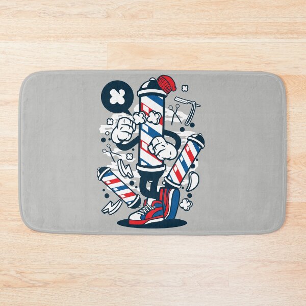 Item preview, Barber shop Pole Cartoon Character - Funny T-shirt - Barber shop is a community for all people! designed and sold by Nickelparis.