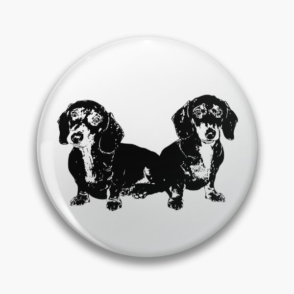Item preview, Two Dachshund Puppies designed and sold by tribbledesign.