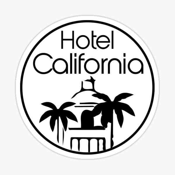 Eagles Hotel California SVG