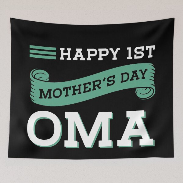 Item preview, Happy 1st Mothers Day Oma Gift from Son Daughter for Mom designed and sold by DiogoCalheiros.