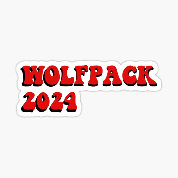 Wolfpack 2024 Sticker For Sale By Lailapayton Redbubble   St,small,507x507 Pad,600x600,f8f8f8 