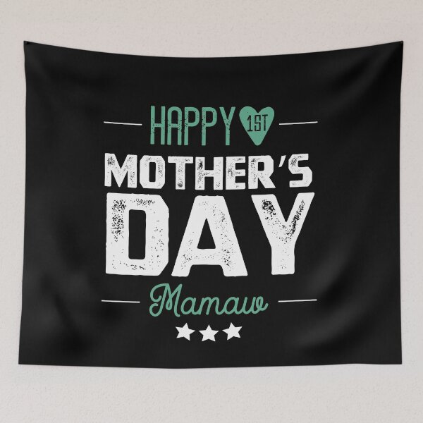Item preview, Happy 1st Mothers Day Mamaw Gift from Son Daughter for Mom designed and sold by DiogoCalheiros.