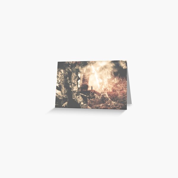 LAZY CALM Greeting Card