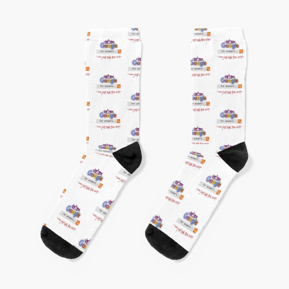 I don't need google - I can just ask the wife! Socks