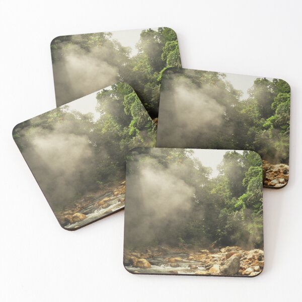Item preview, Hot springs in the jungle of Sumatra designed and sold by Anoebis.