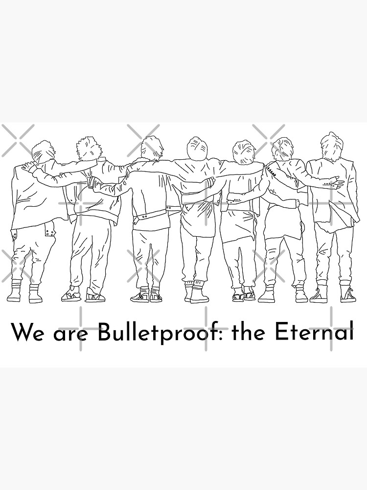 Bts We Are Bulletproof the Eternal Poster // Bts Poster // A4 