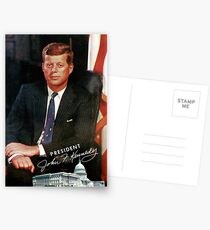 President John F. Kennedy Vintage Postcard Postcards