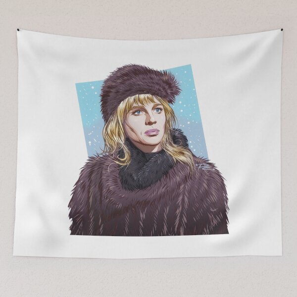 Item preview, Julie Christie - An illustration by Paul Cemmick designed and sold by TIGERDAVER.