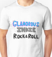 Glamorous Indie Rock & Roll Unisex T-Shirt