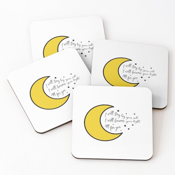 Item preview, Jin - Moon lyric designed and sold by nurfzr.