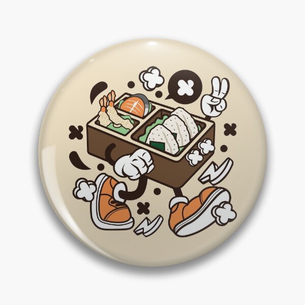 Artikelvorschau, Bento-Boxe-Cartoon-Figur - Fun T-Shirt für Menschen, die Bento-bako unterwegs lieben! entworfen und verkauft von Nickelparis.
