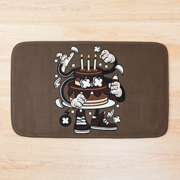 Item preview, Chocolate Birthday Cake Cartoon Character - Fun T-shirt for lovers of chocolate cake! designed and sold by Nickelparis.