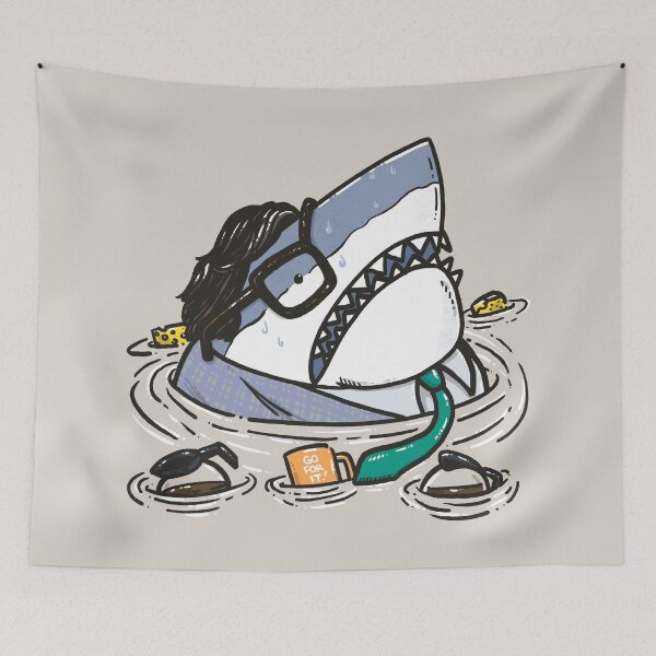 Item preview, The Motivational Shark designed and sold by nickv47.