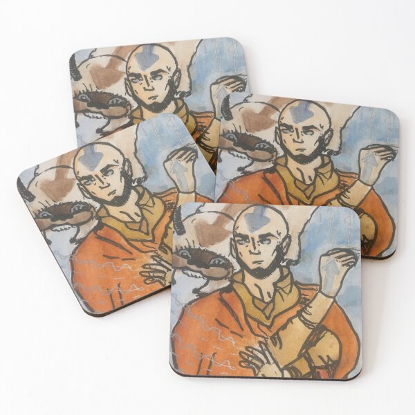 Artikelvorschau, Avatar aang Aquarell entworfen und verkauft von TheDoodlemancer.