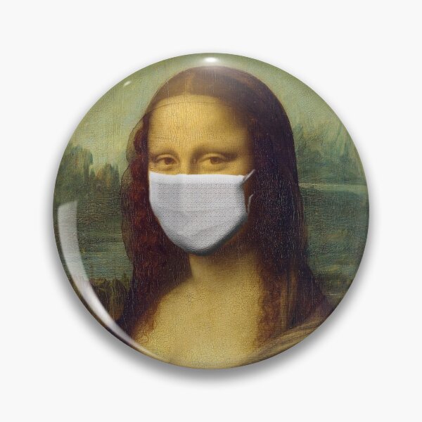 Item preview, Mona Lisa with a mask designed and sold by Warkazat.