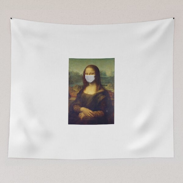 Item preview, Mona Lisa with a mask designed and sold by Warkazat.