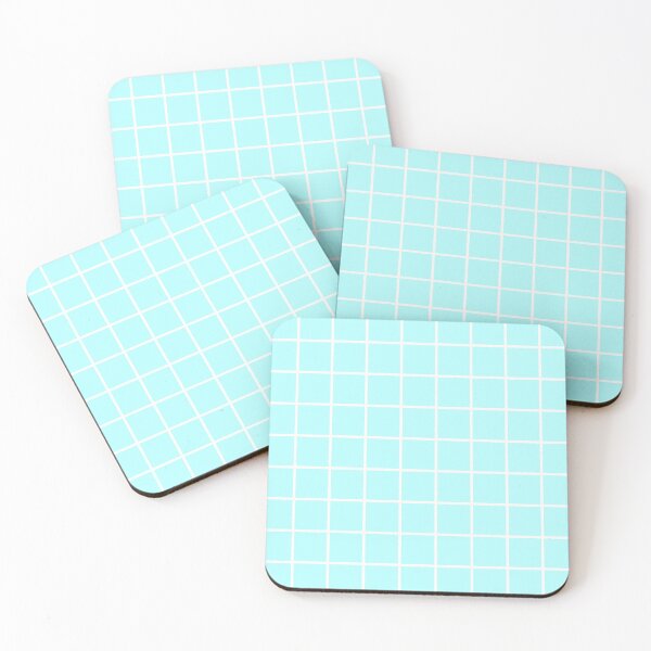 Item preview, Blue grid designed and sold by Tania Guzmán.