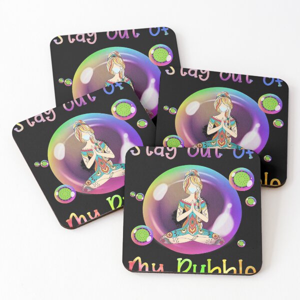 Item preview, yoga girl stay out of my bubble shirt designed and sold by robert-white.