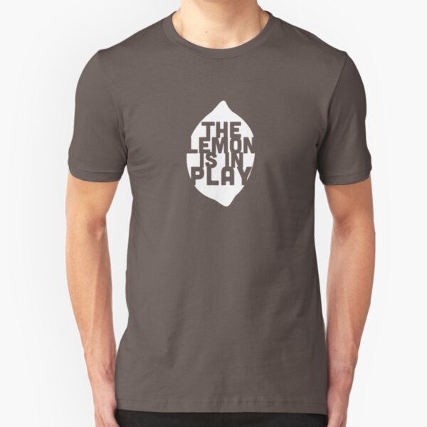 The Lemon Is In Play Slim Fit T-Shirt