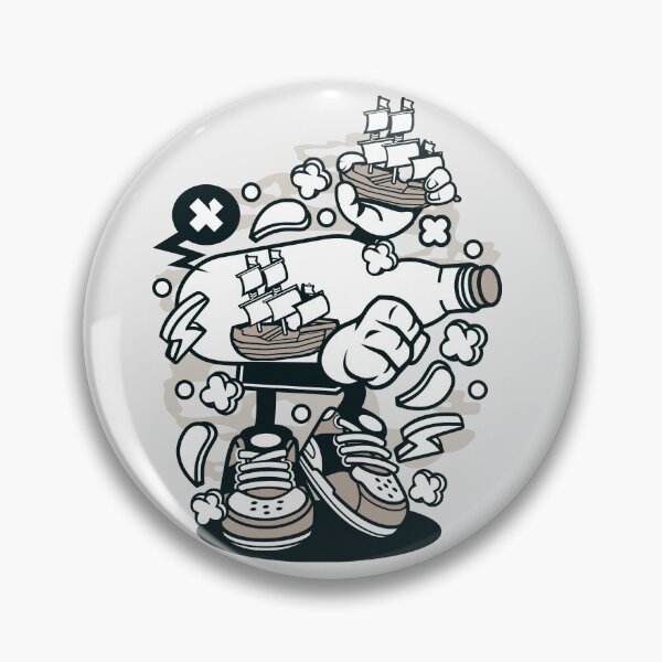 Item preview, Bottle Ship Cartoon Character - Fun T-shirt for people who like things a little crazy sailing! designed and sold by Nickelparis.