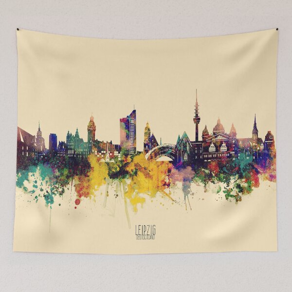 Item preview, leipzig skyline designed and sold by BekimART2.
