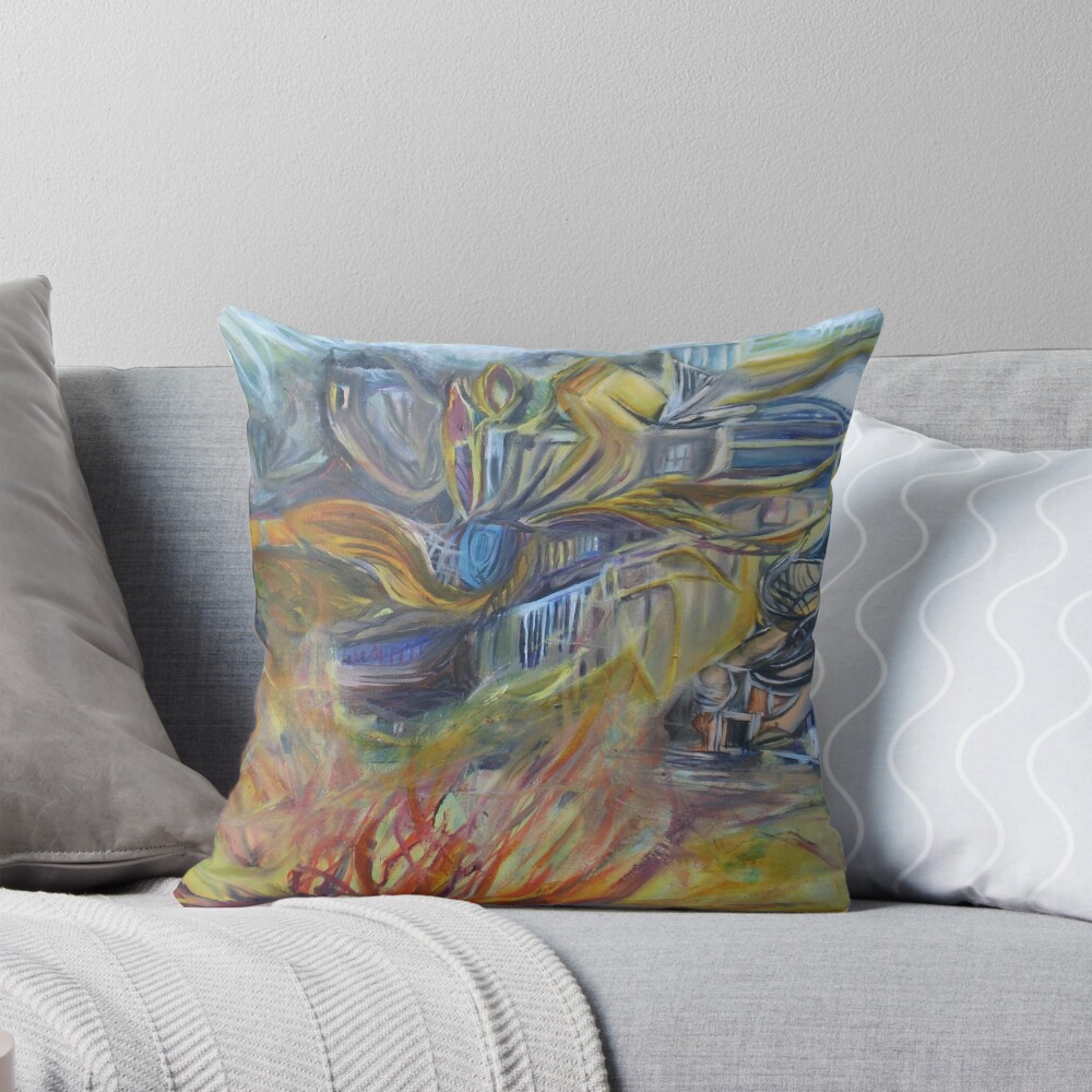 Item preview, Throw Pillow designed and sold by InitiallyNO.