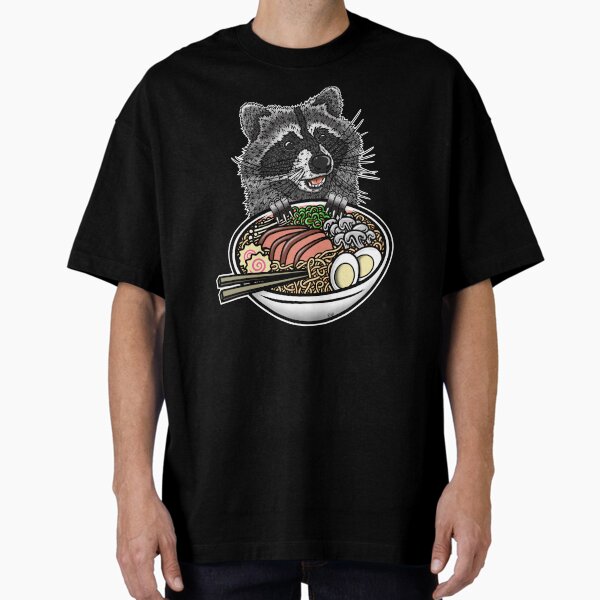 Aperçu de l'œuvre Ramen Raccoon créée et vendue par iamriboflavin.
