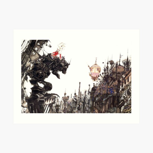 Yoshitaka Amano - Final Fantasy VI Artwork Art Print
