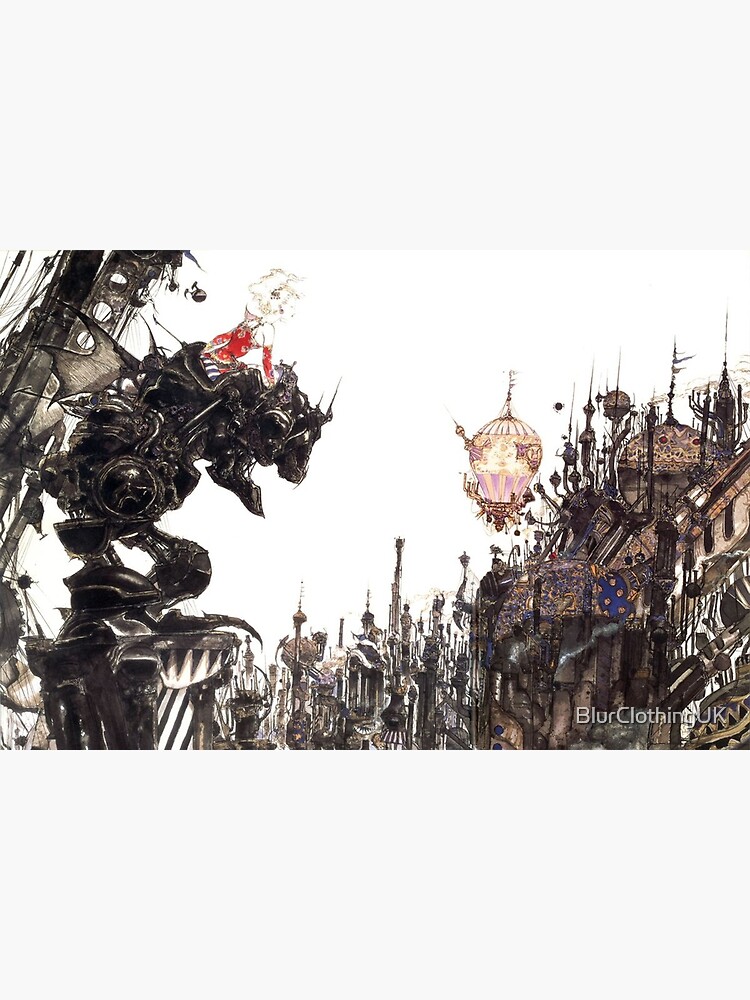 Discover Yoshitaka Amano - Final Fantasy VI Artwork Canvas