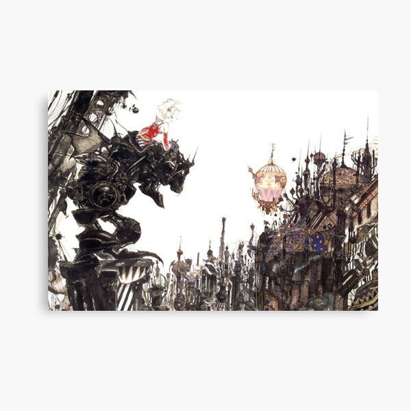 Yoshitaka Amano - Final Fantasy VI Artwork Canvas Print
