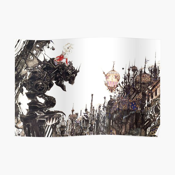 Yoshitaka Amano - Oeuvre de Final Fantasy VI Poster