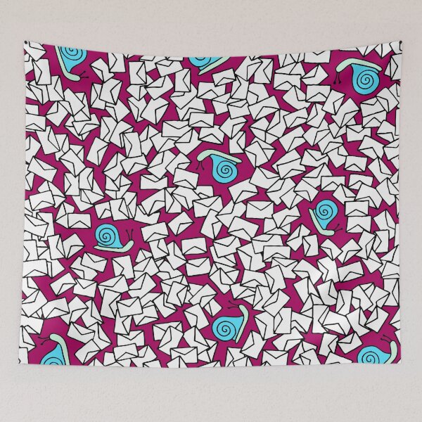 Item preview, Snail Mail || Burgundy Palette || Post Office || Mail  designed and sold by Hilary Leslie.