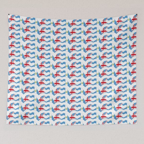 Item preview, We Heart UK & Guatemala Patriot Flag Series designed and sold by Carbon-Fibre Media.