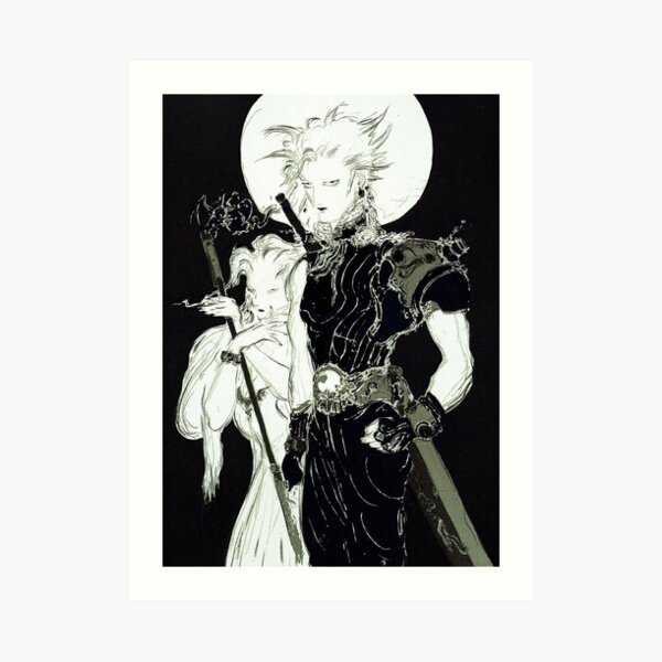 Yoshitaka Amano - Final Fantasy VII Artwork Art Print