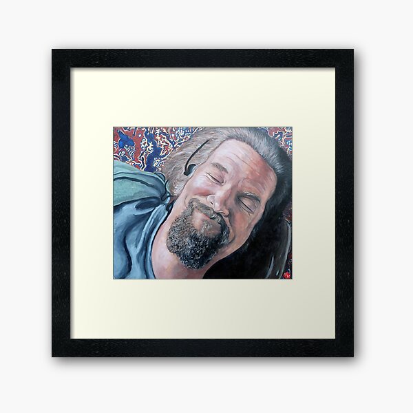 The Dude Framed Art Print