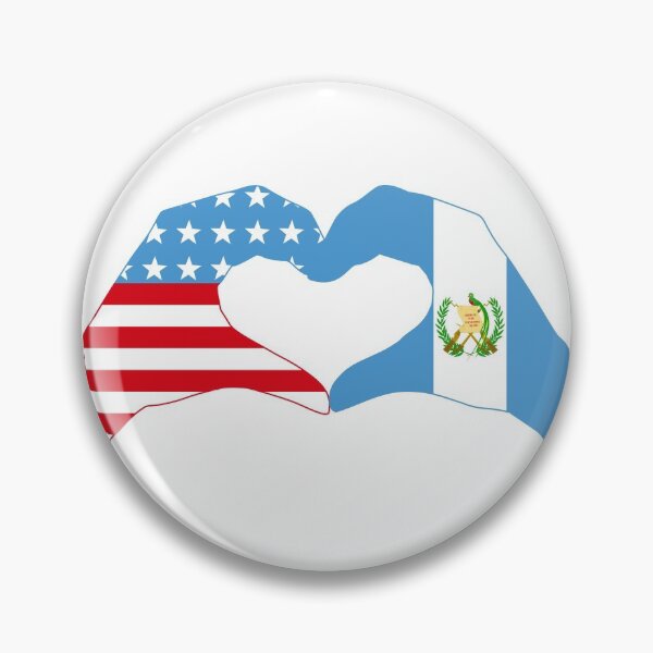 Item preview, We Heart USA & Guatemala Patriot Flag Series designed and sold by Carbon-Fibre Media.