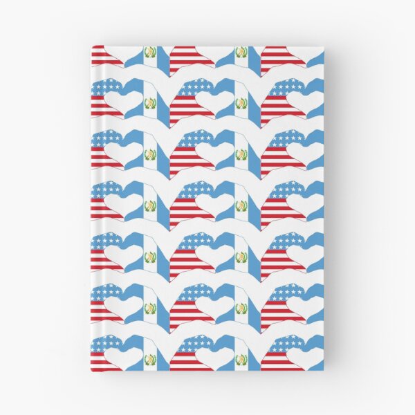 Item preview, We Heart USA & Guatemala Patriot Flag Series designed and sold by Carbon-Fibre Media.