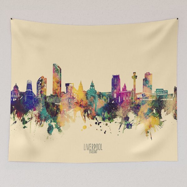 Item preview, liverpool skyline designed and sold by BekimART2.